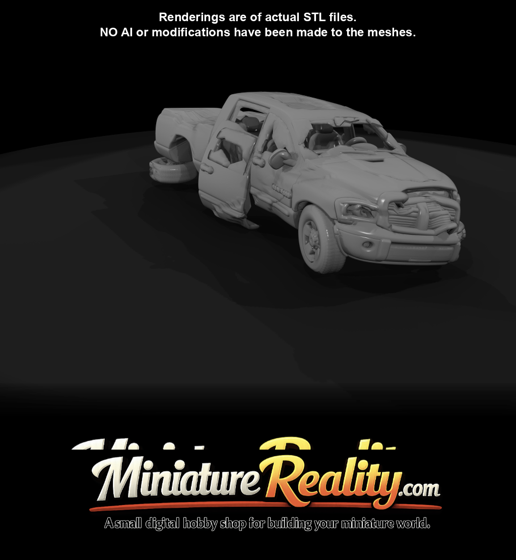 Modern Wrecked pickup