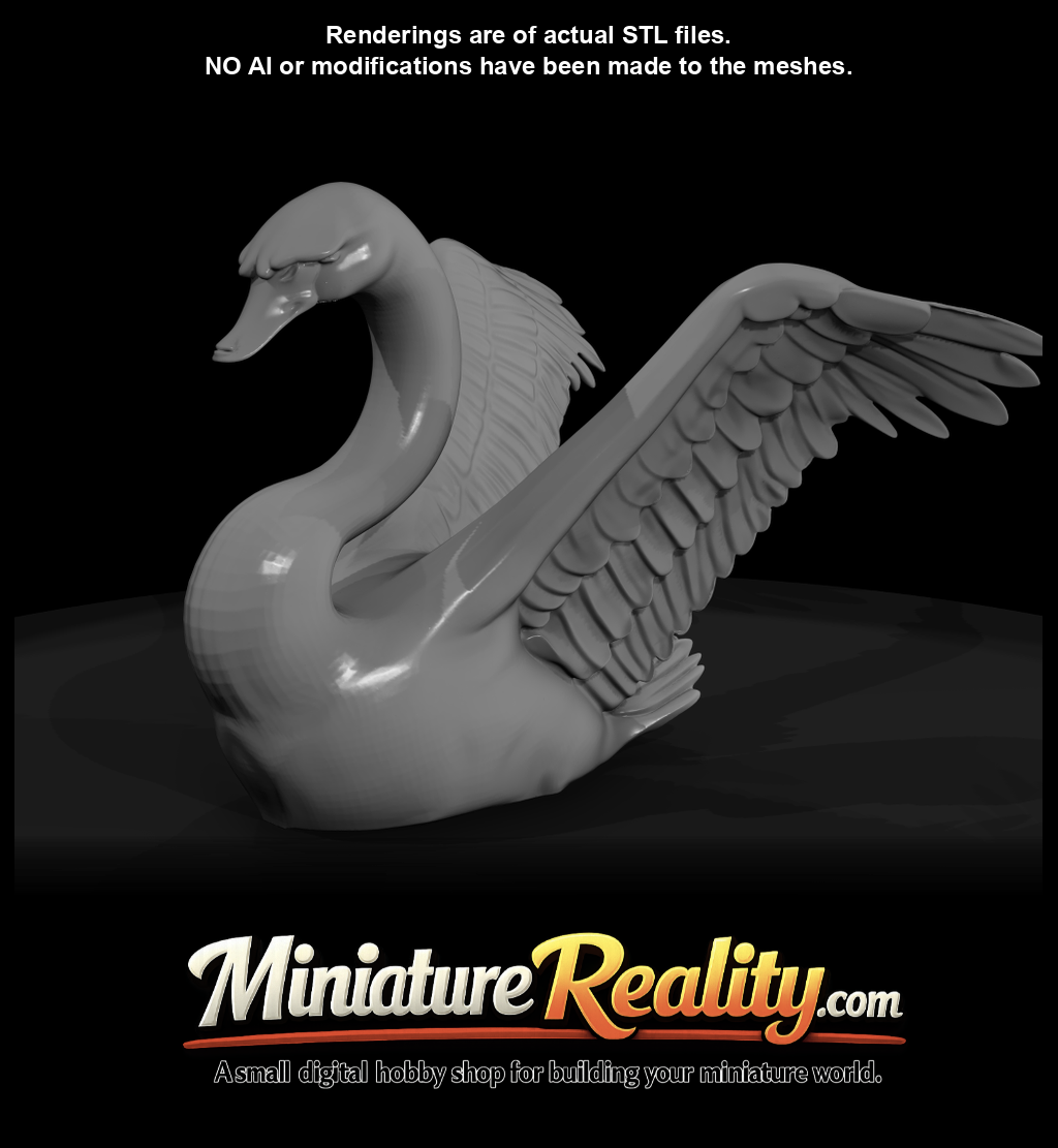 swan sculpture