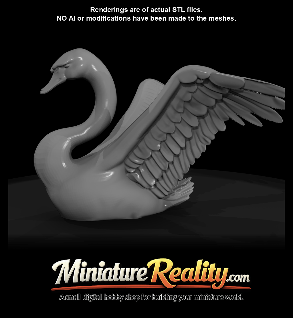 swan sculpture