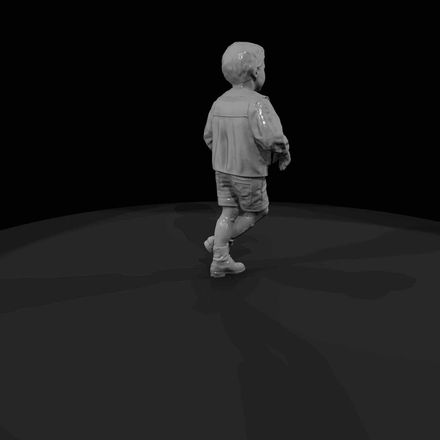 Turn Of the Century Children sailor child 3d