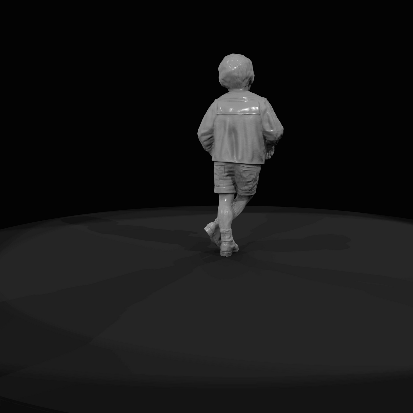 Turn Of the Century Children sailor child 3d