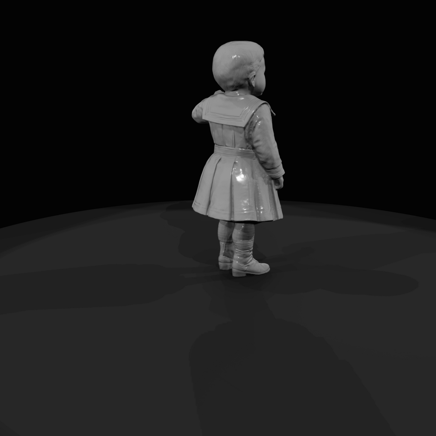 Turn Of the Century Children sailor child 3d