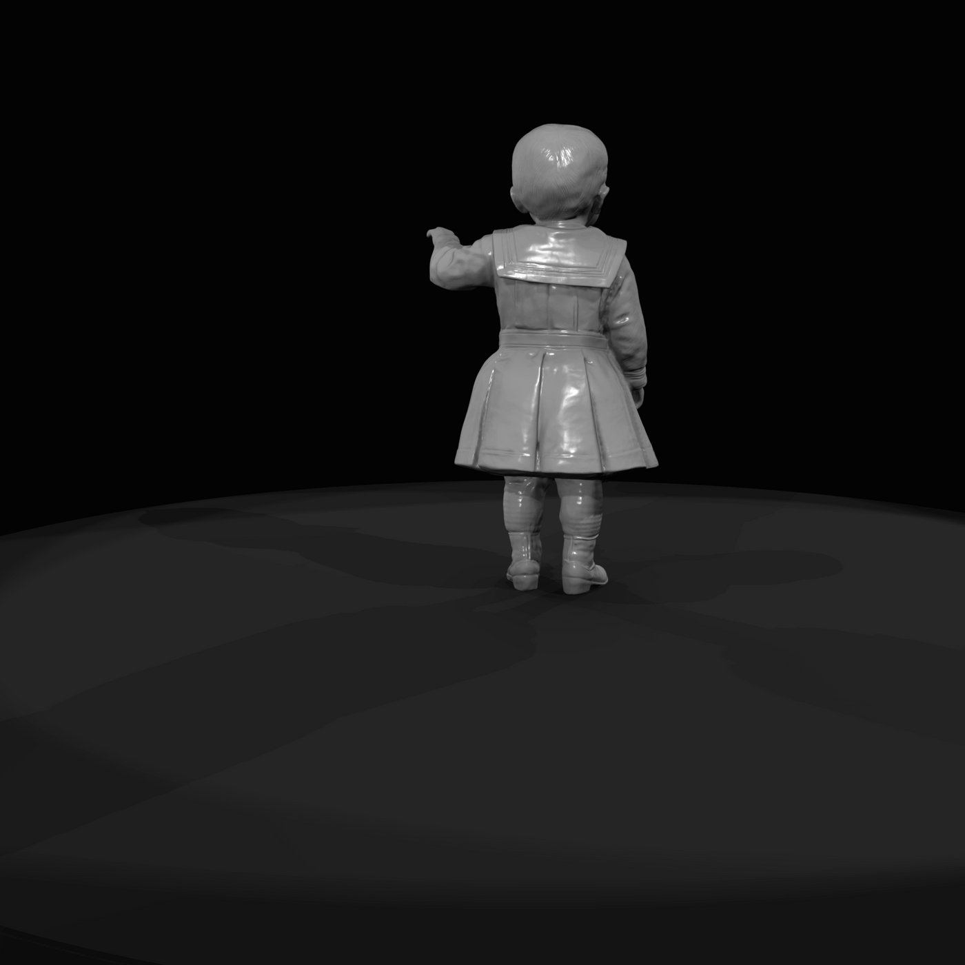 Turn Of the Century Children sailor child 3d