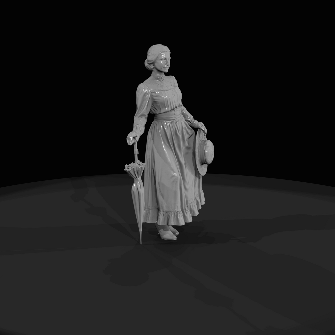 Turn Of the Century Children sailor child 3d