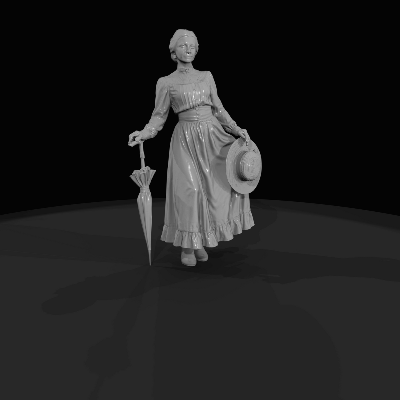 Turn Of the Century Children sailor child 3d