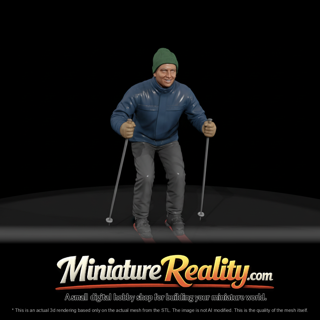 adult female skier (woman in her thirties)