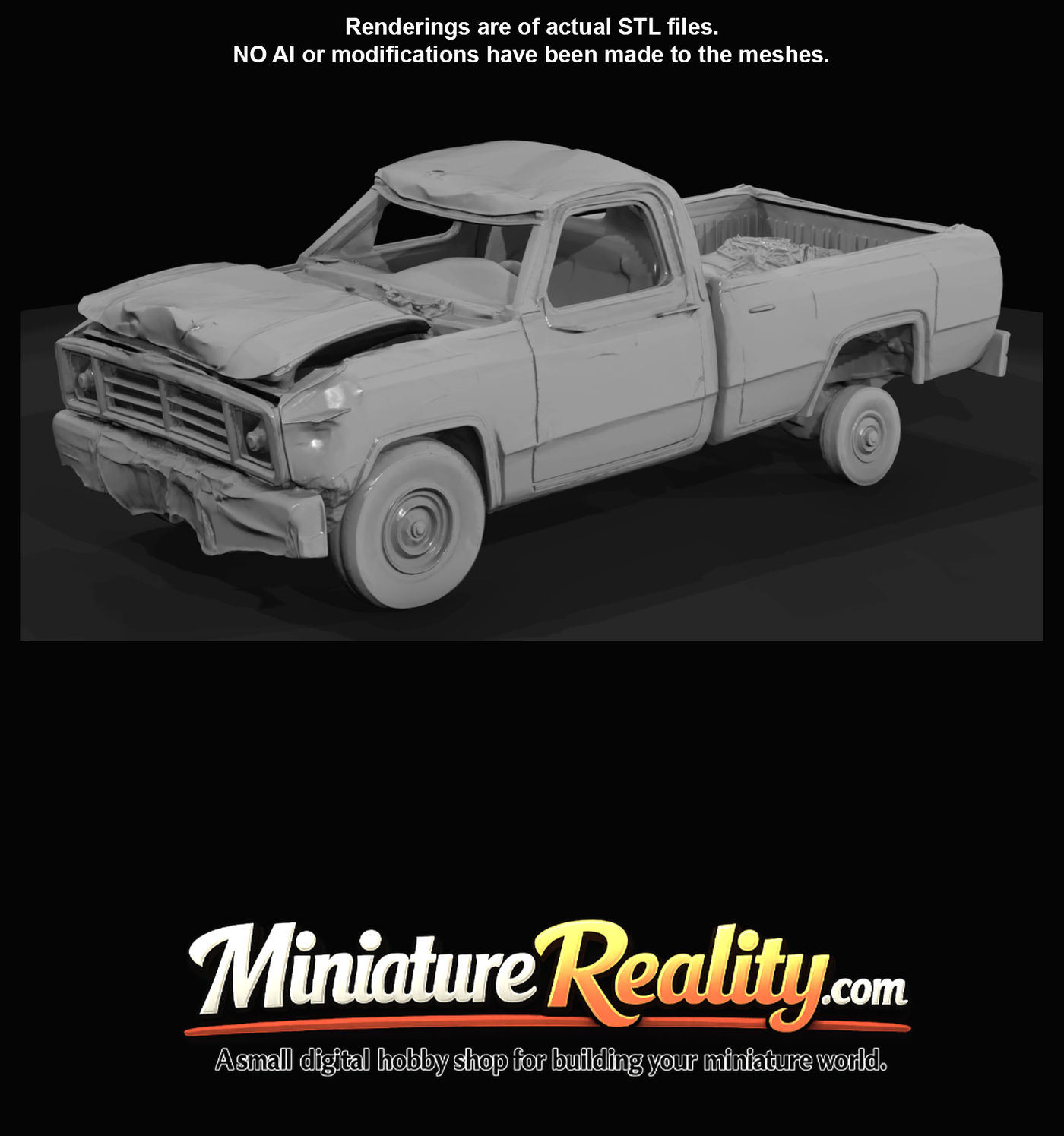 Wrecked 1987 Dodge Ram pickup