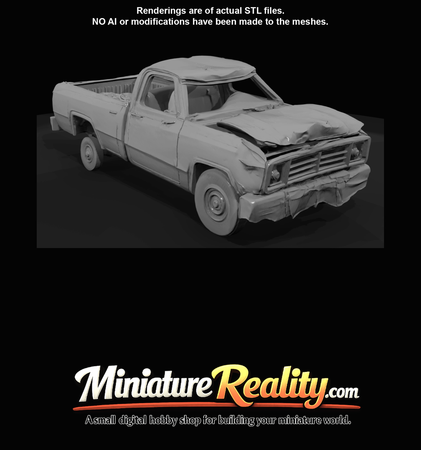 Wrecked 1987 Dodge Ram pickup