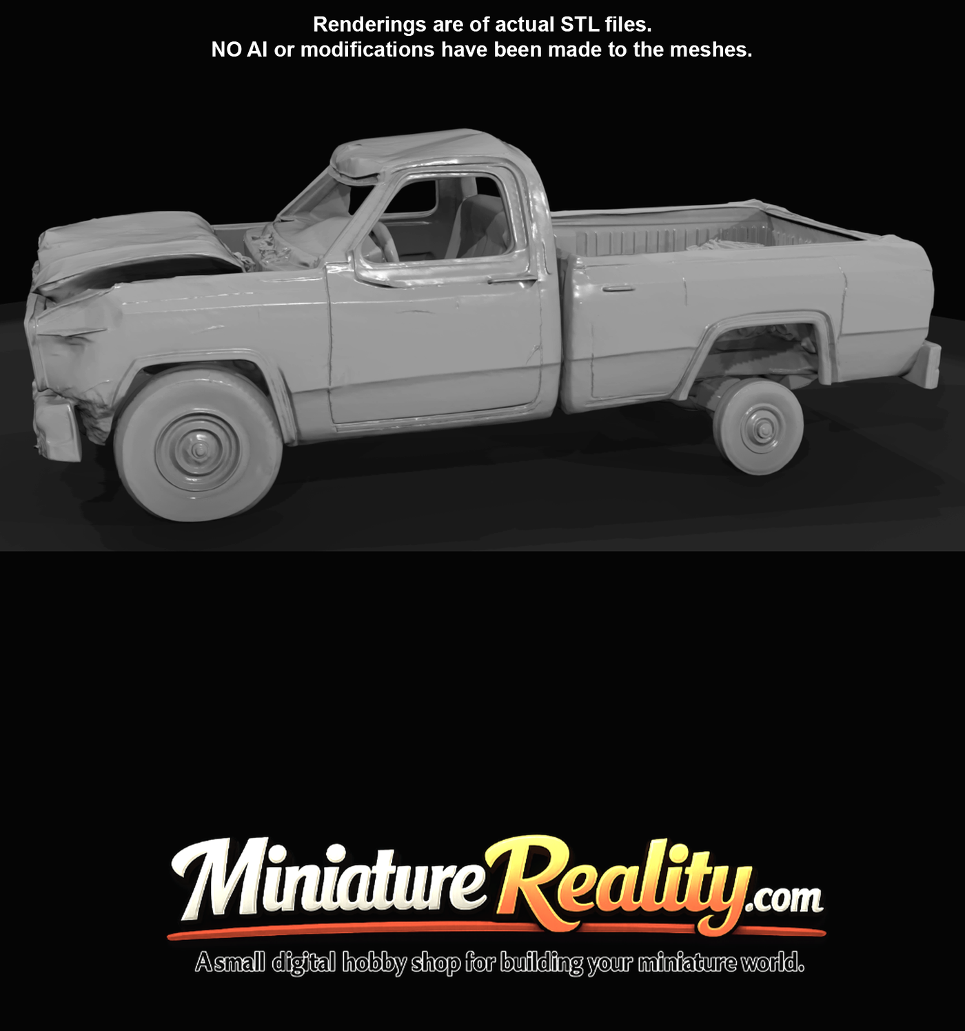 Wrecked 1987 Dodge Ram pickup