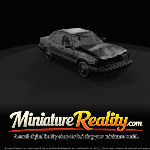 Wrecked 1989 Nissan Sentra