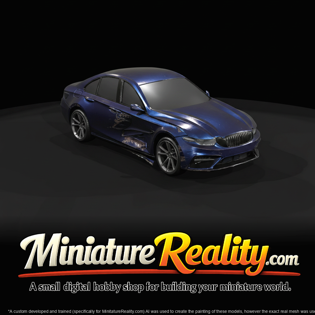 Crashed Limousine Service Vehicle