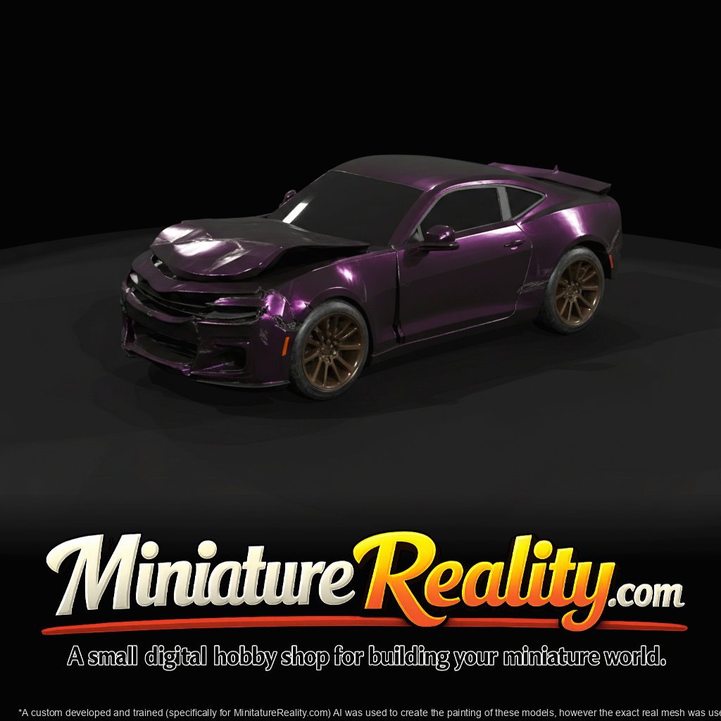 Crashed Limousine Service Vehicle