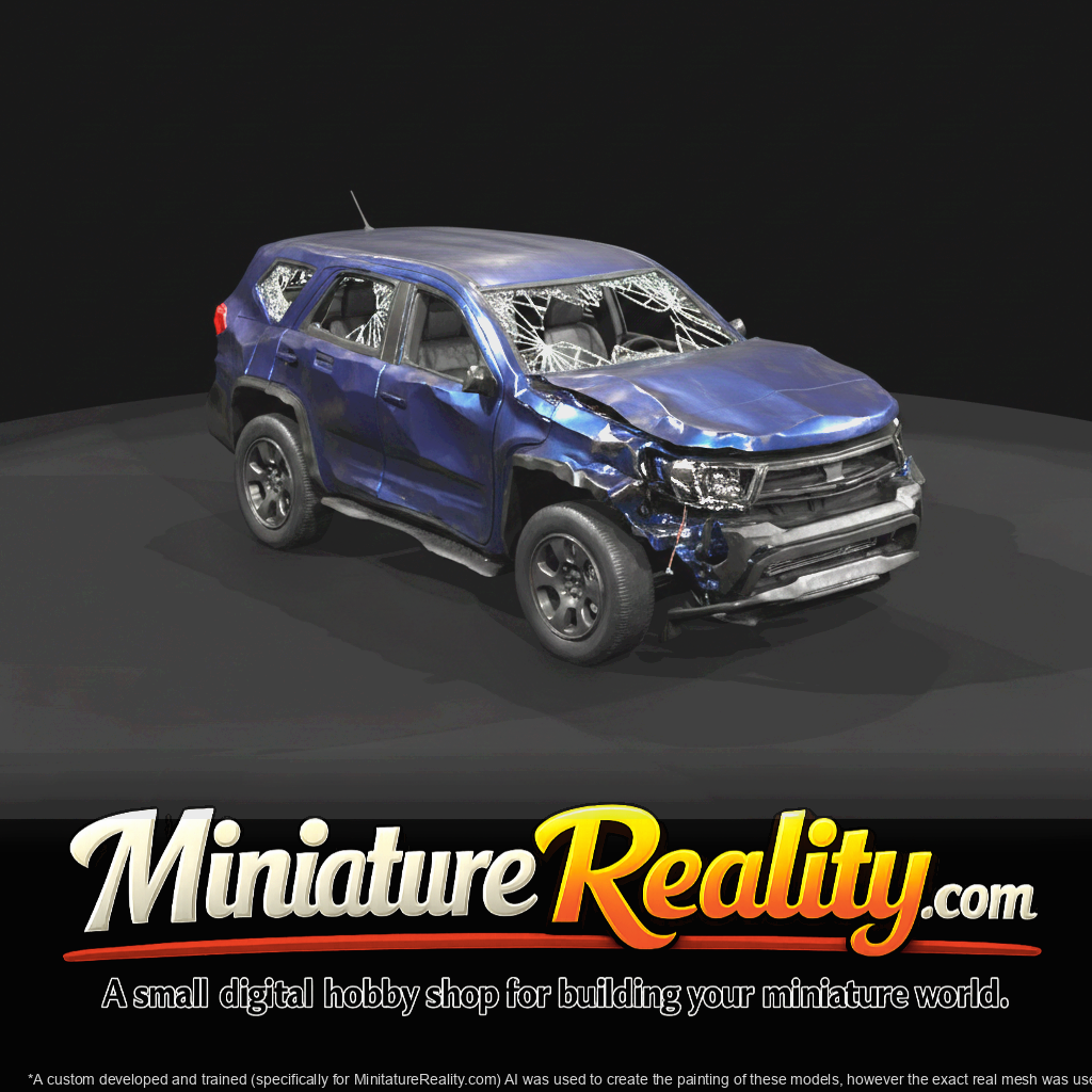 Off Road Vehicle (2010s-2020s) — crashed modern vehicle