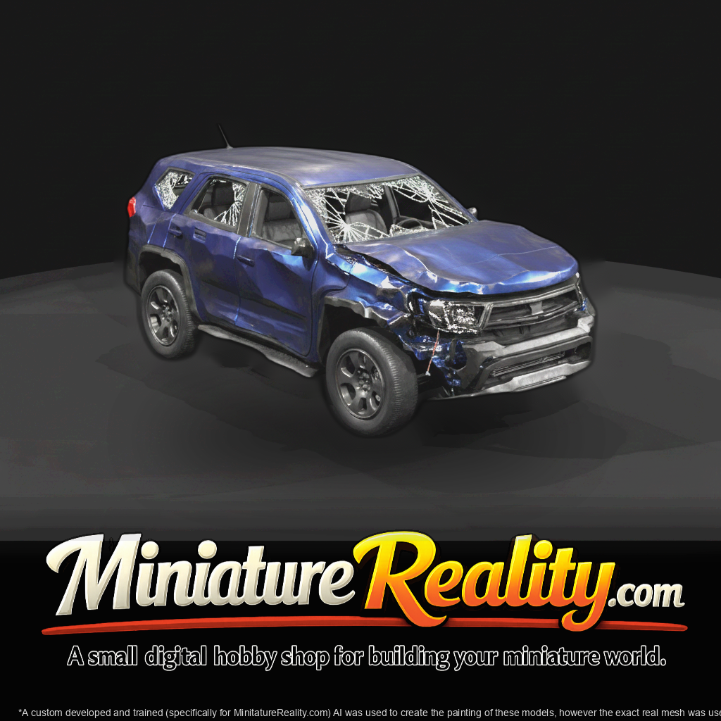 Off Road Vehicle (2010s-2020s) — crashed modern vehicle