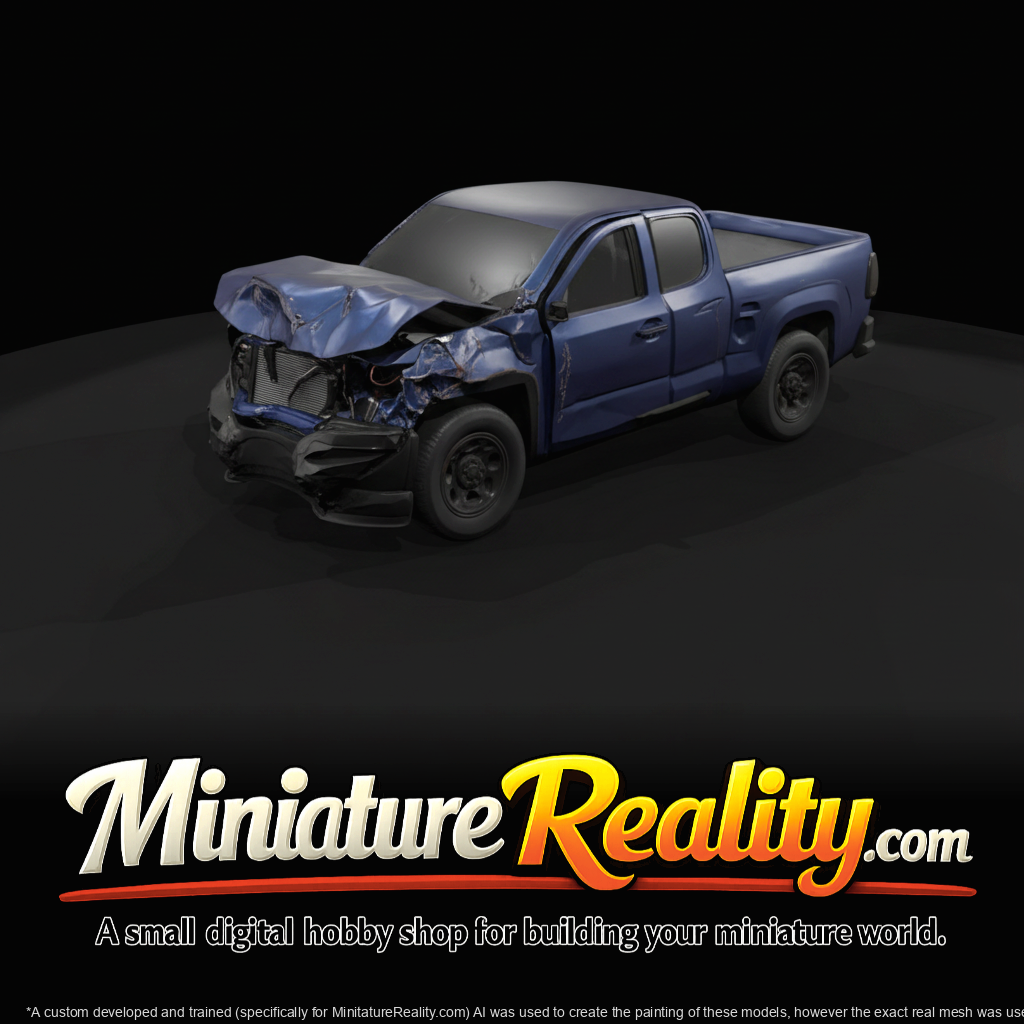 Crashed Limousine Service Vehicle