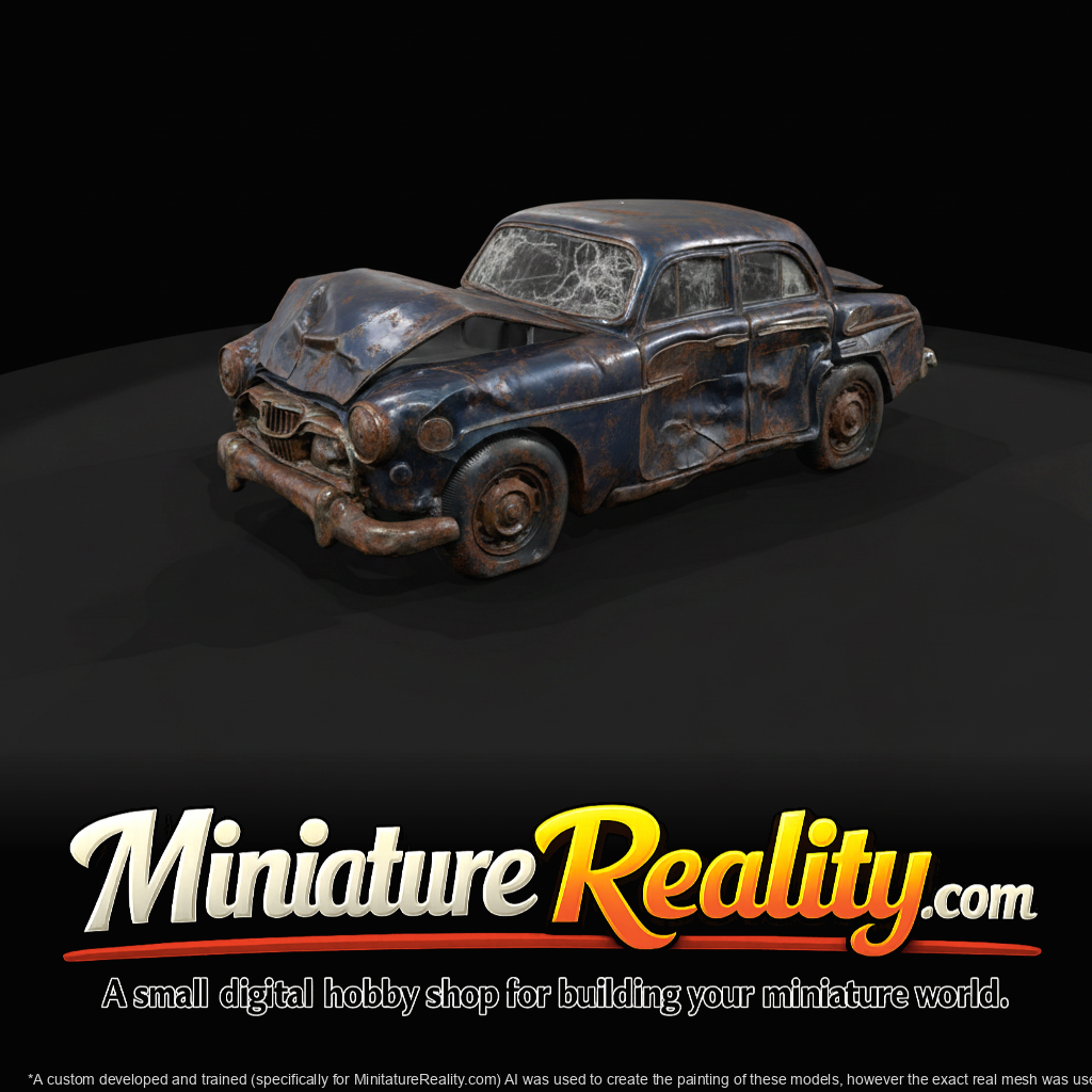 Crashed Limousine Service Vehicle
