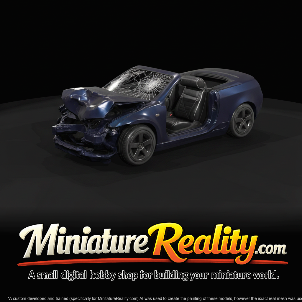 Crashed Limousine Service Vehicle