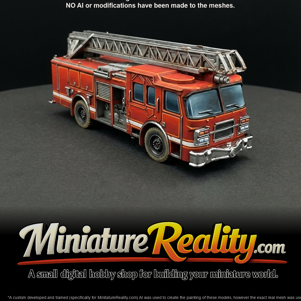 fire engine / pumper truck (2010s–2020s) — damaged in service