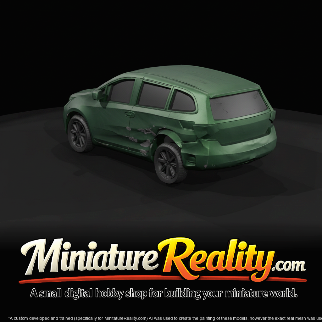 Crashed Limousine Service Vehicle