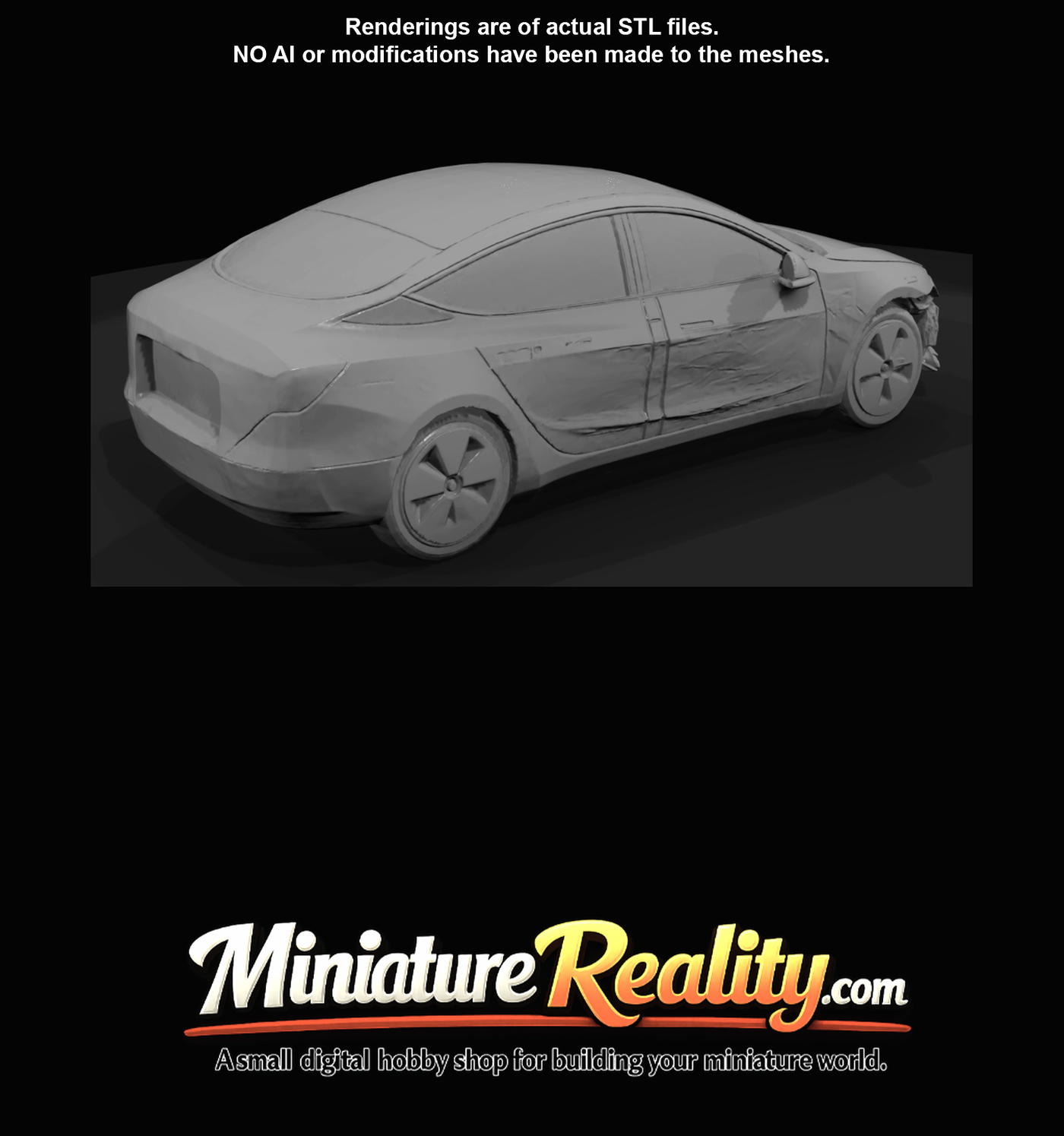 Crashed Limousine Service Vehicle