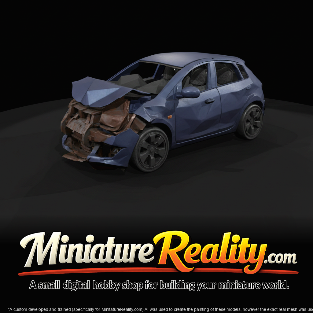 Crashed Limousine Service Vehicle