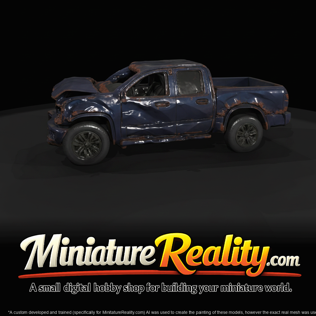 Crashed Limousine Service Vehicle