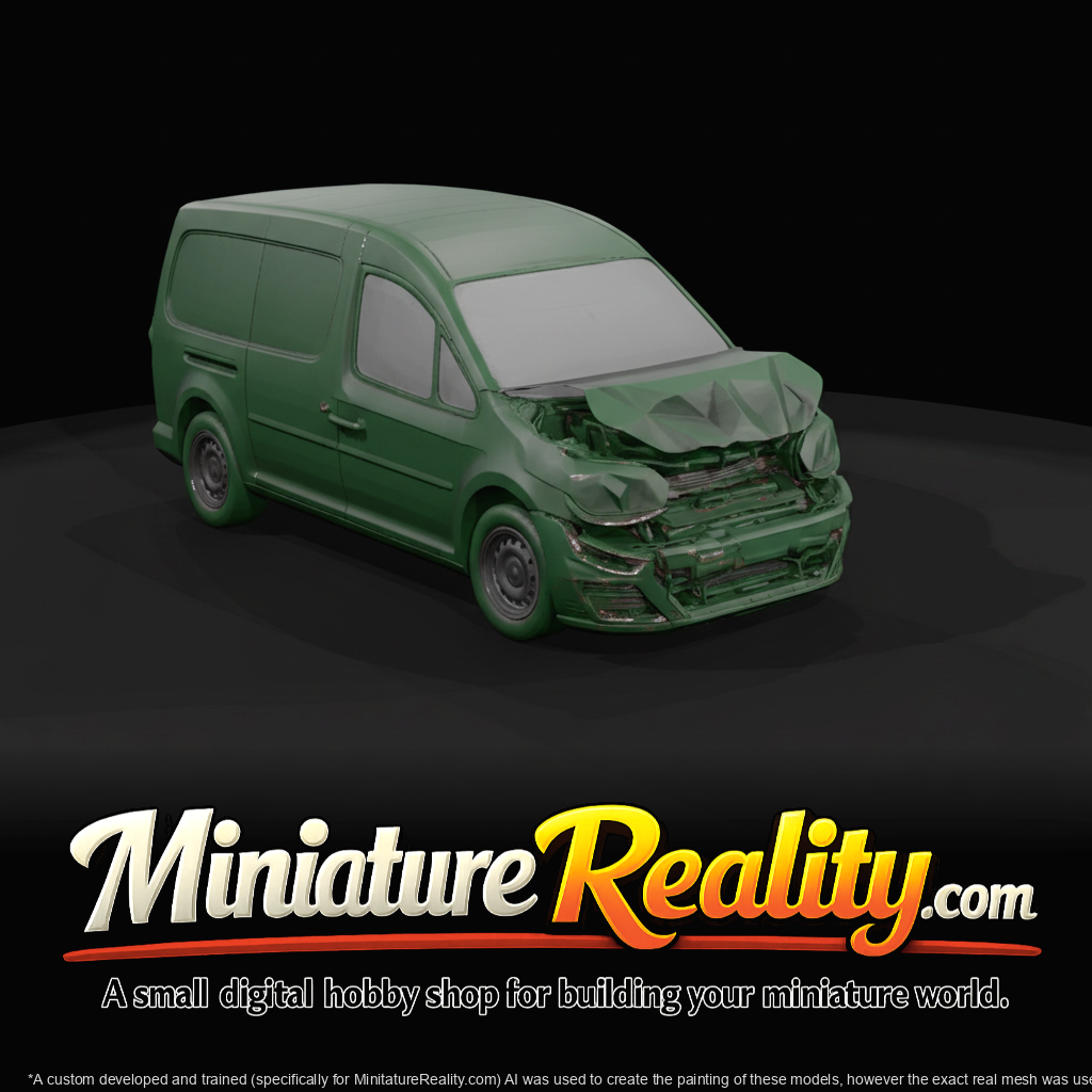 Crashed Limousine Service Vehicle