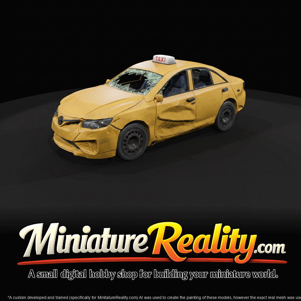 Crashed Limousine Service Vehicle