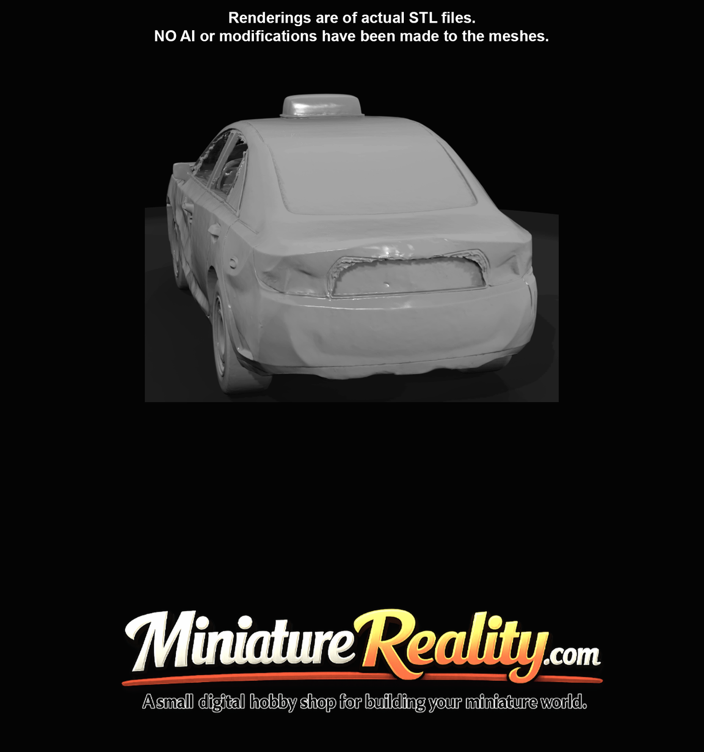 Crashed Limousine Service Vehicle