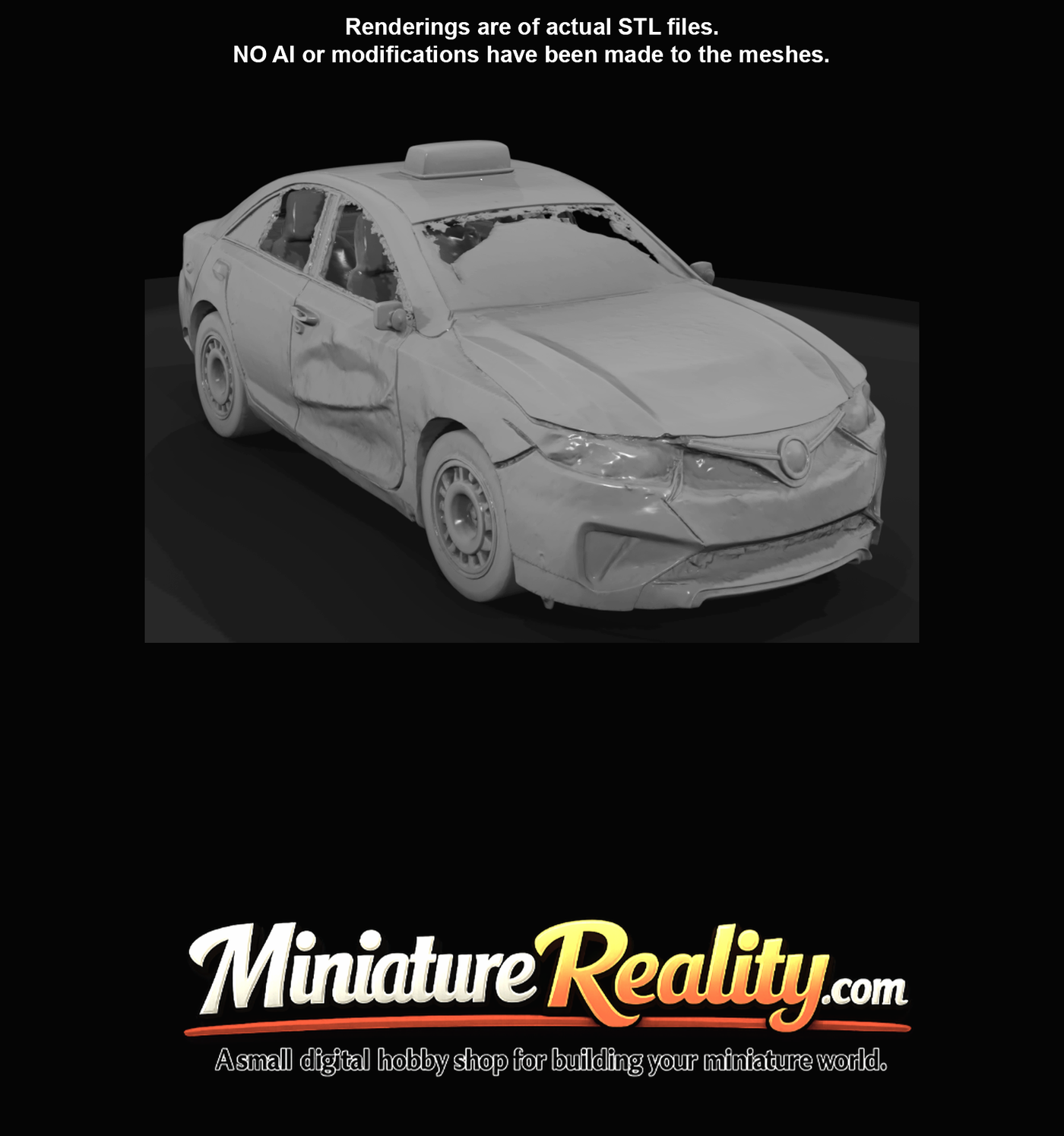 Crashed Limousine Service Vehicle