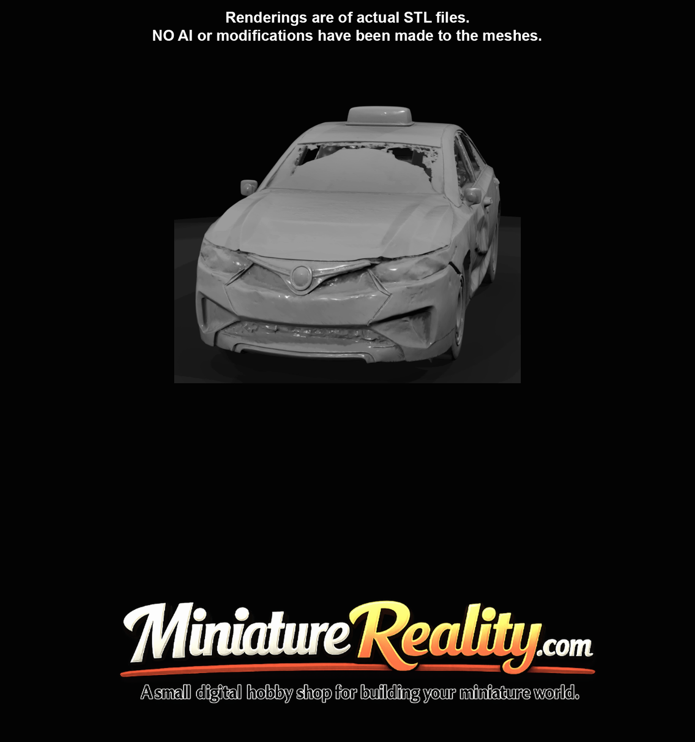 Crashed Limousine Service Vehicle
