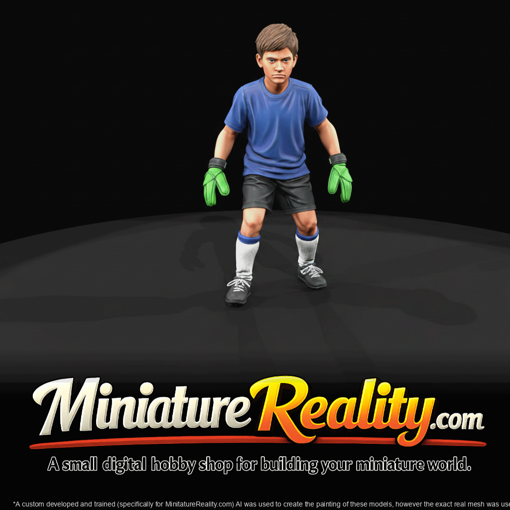 Youth Soccer Player Figure (estimated) — Boy