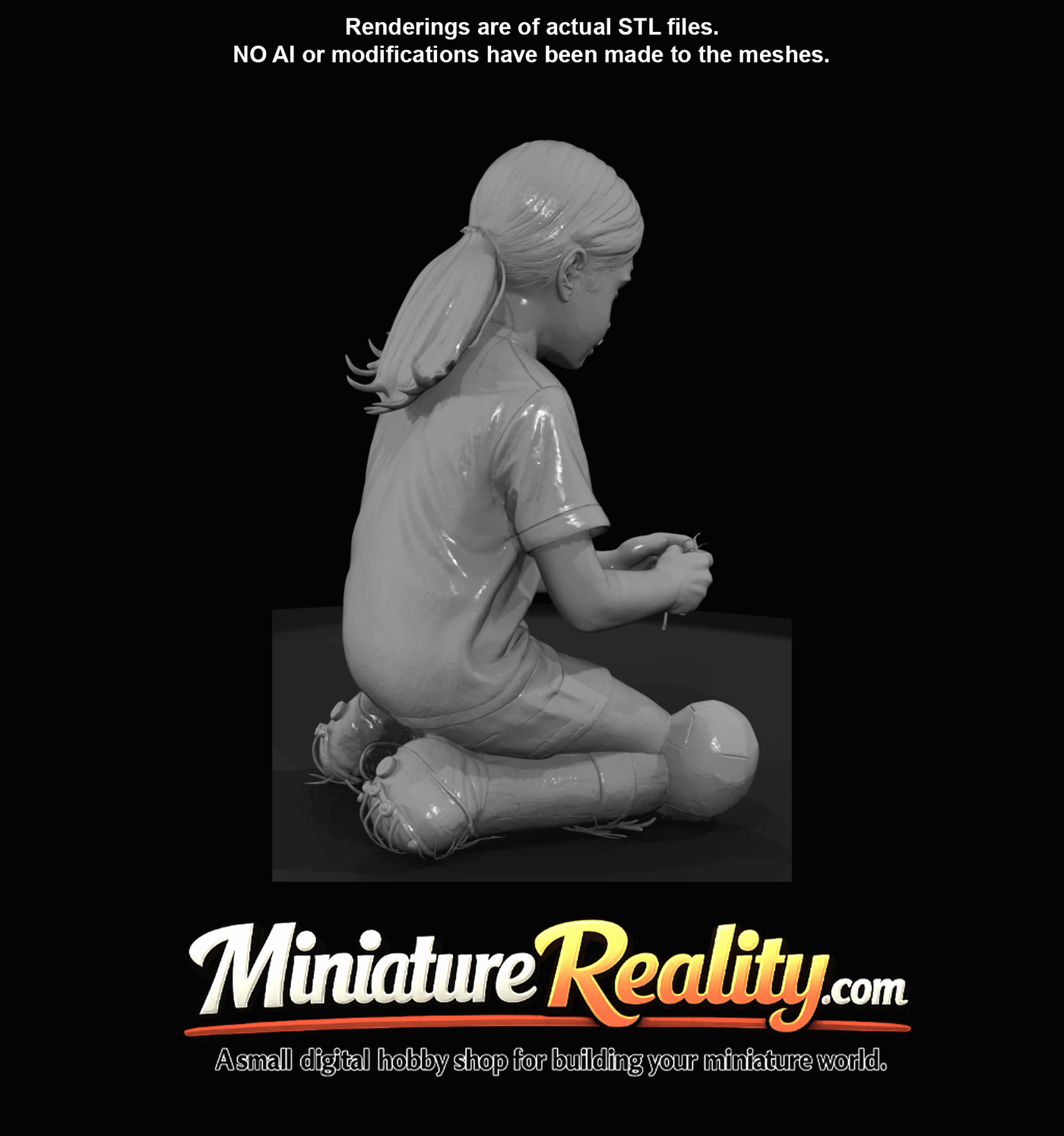 Youth Soccer Player Figure (estimated) — Boy