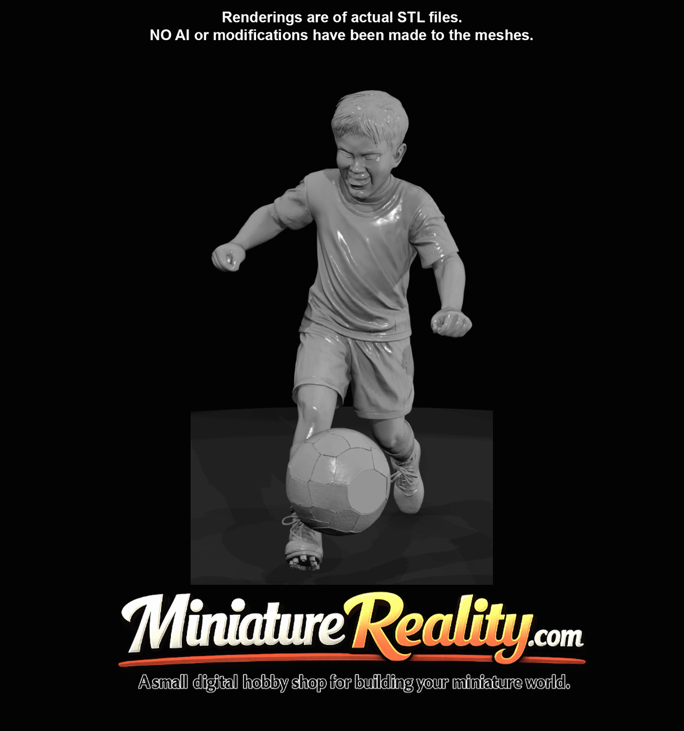 Youth Soccer Game - Boy
