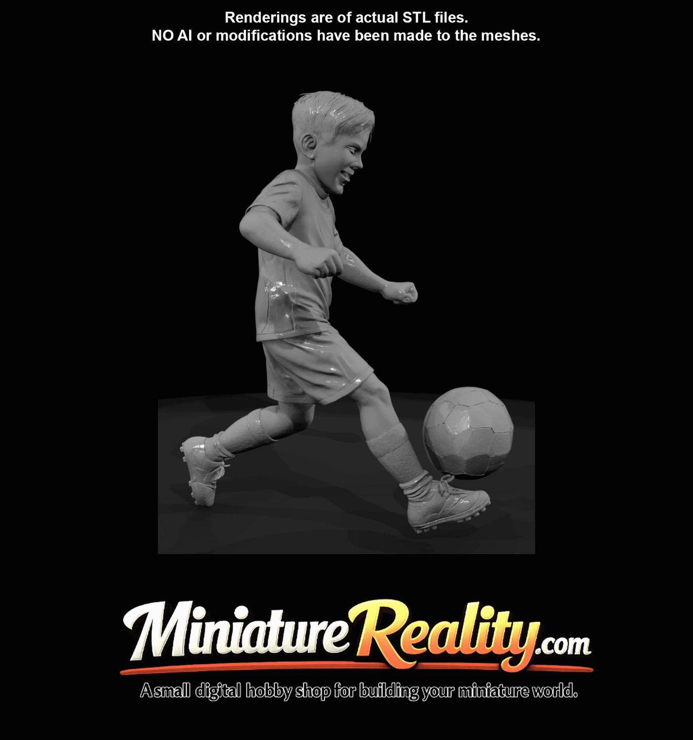 Youth Soccer Game - Boy