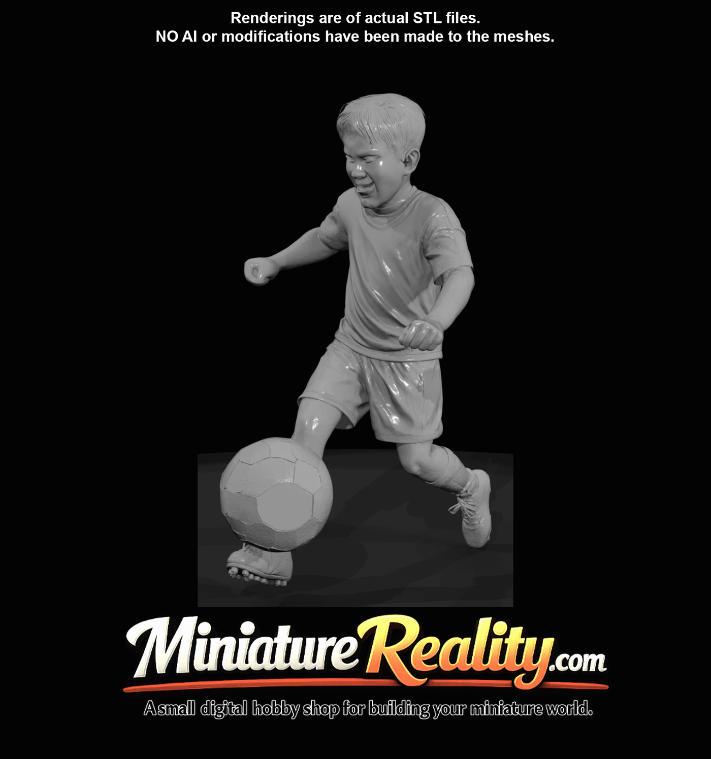 Youth Soccer Game - Boy