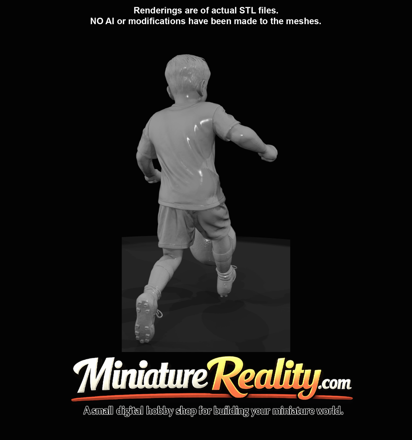 Youth Soccer Game - Boy