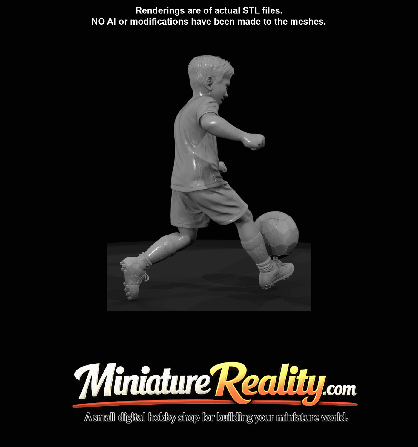 Youth Soccer Game - Boy