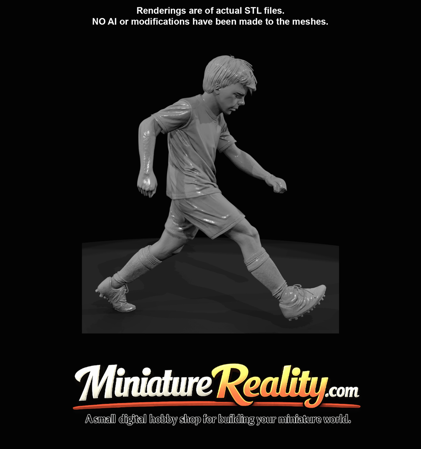 Youth Soccer Game - Boy