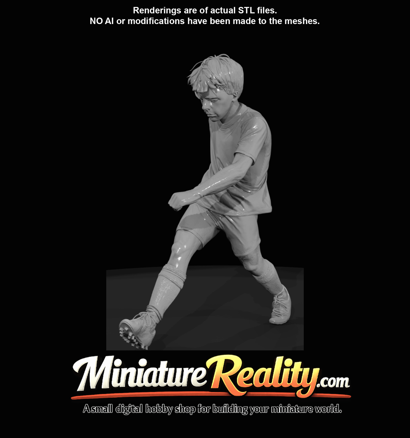 Youth Soccer Game - Boy