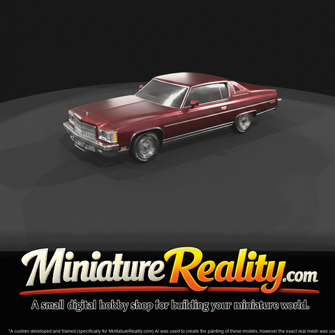 1976 Chevrolet Caprice lowrider (1970s) — full custom stance, pink paint, side profile