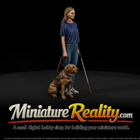 0236 access blind guide dog miniature, three-quarter view — thumbnail 1