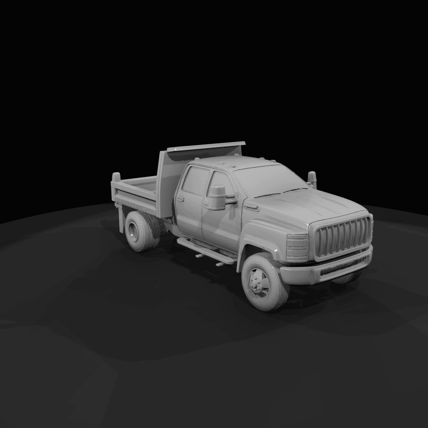 2018 International CV Crewcab Landscape Dump