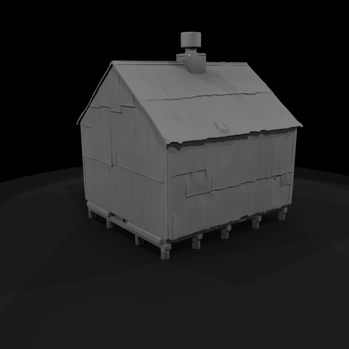 Corrugated Industrial Shed