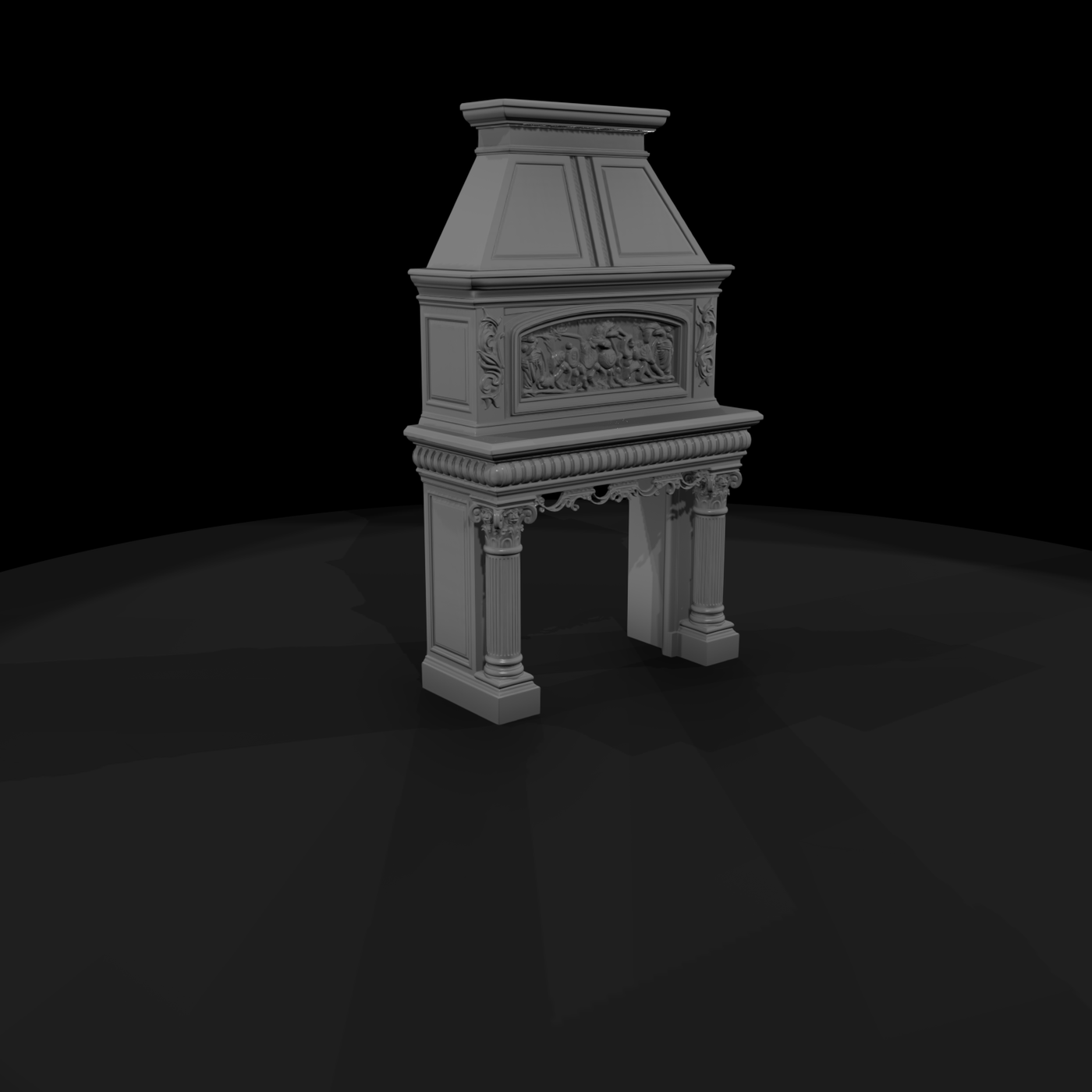 Victorian Mantel Fireplace Surround