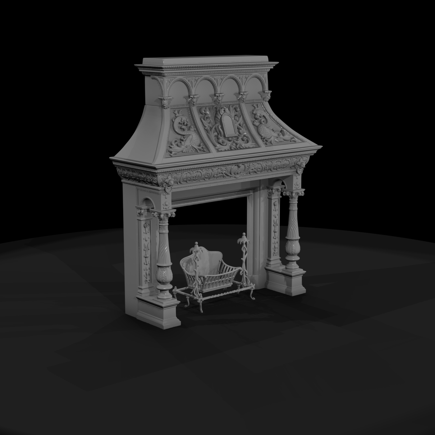 Victorian Fireplace Mantel Surround