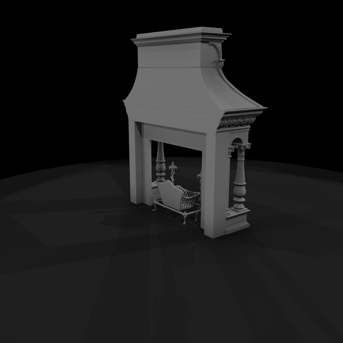 Victorian Fireplace Mantel Surround