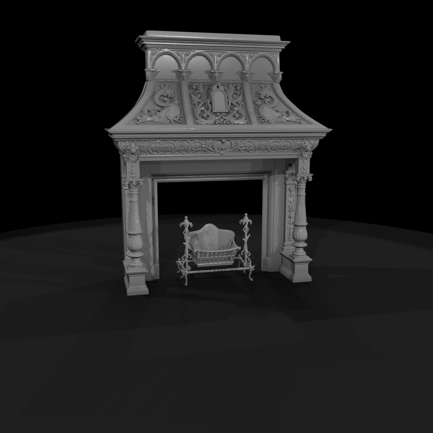 Victorian Fireplace Mantel Surround