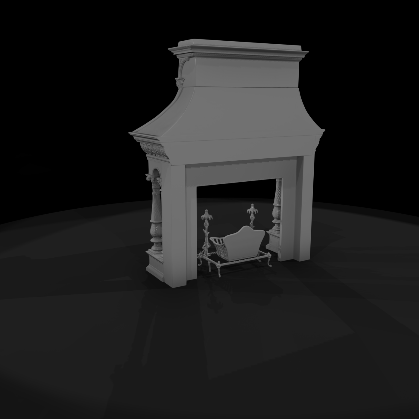 Victorian Fireplace Mantel Surround