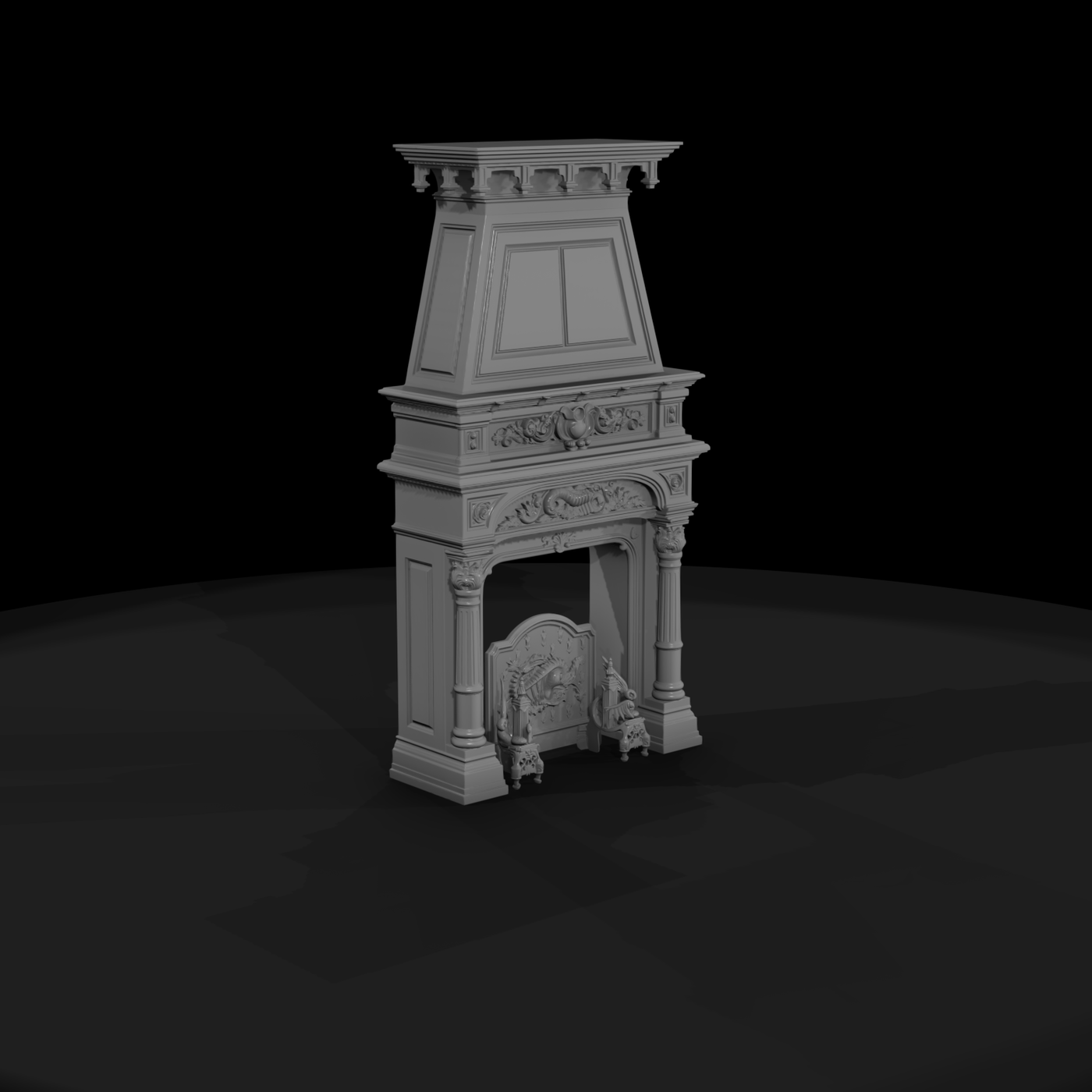 Victorian Fireplace Mantel